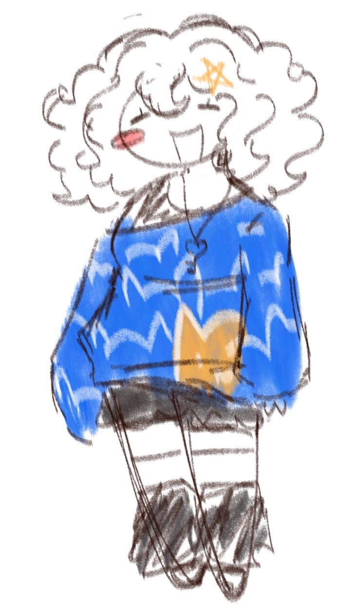 me in my cat sweater